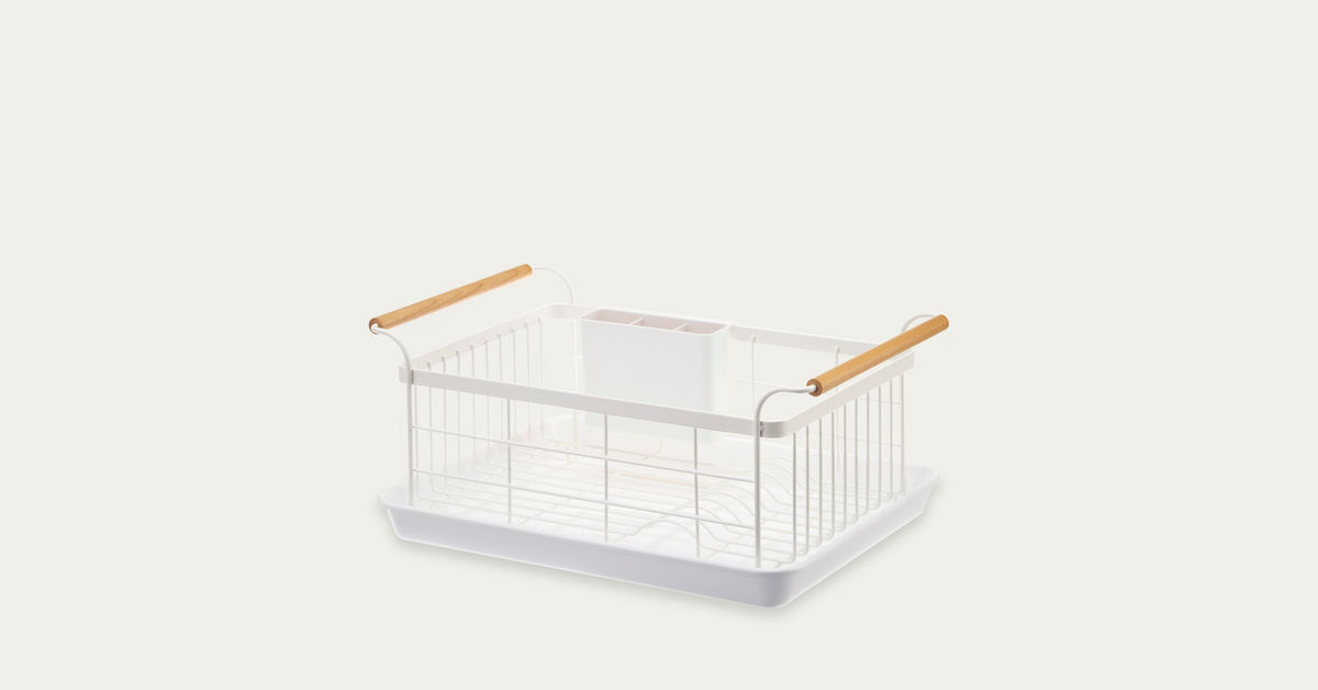 Yamazaki | White Tosca Dish Drying Rack